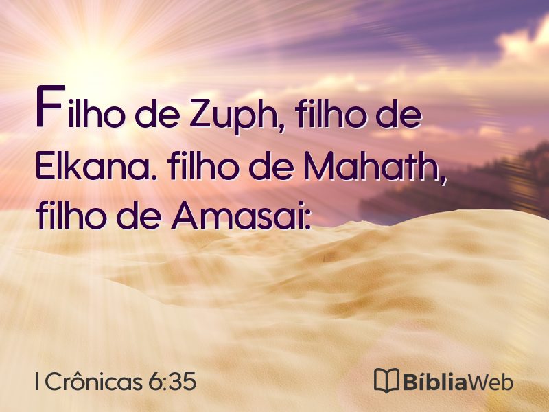 I Crônicas 6:35 em imagem para compartilhar