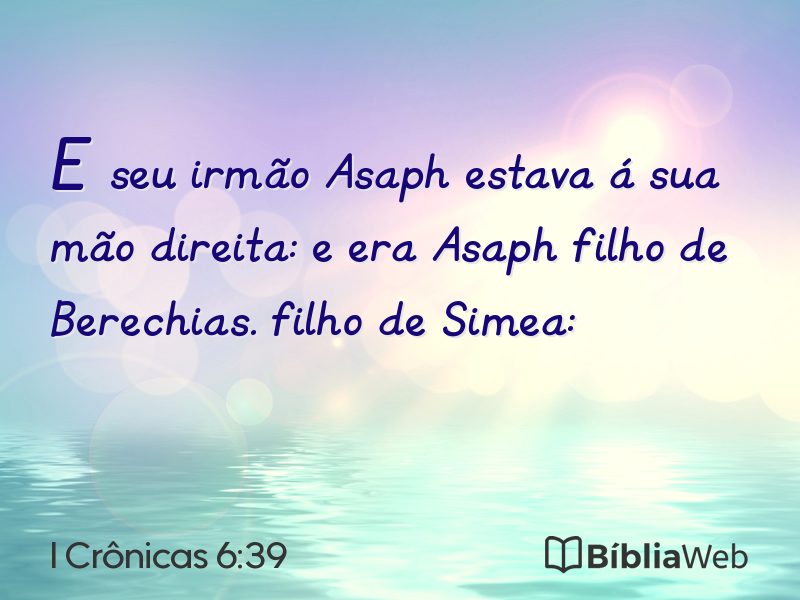 I Crônicas 6:39 em imagem para compartilhar