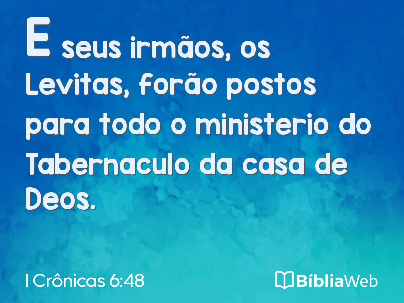 I Crônicas 6:48 em imagem para compartilhar