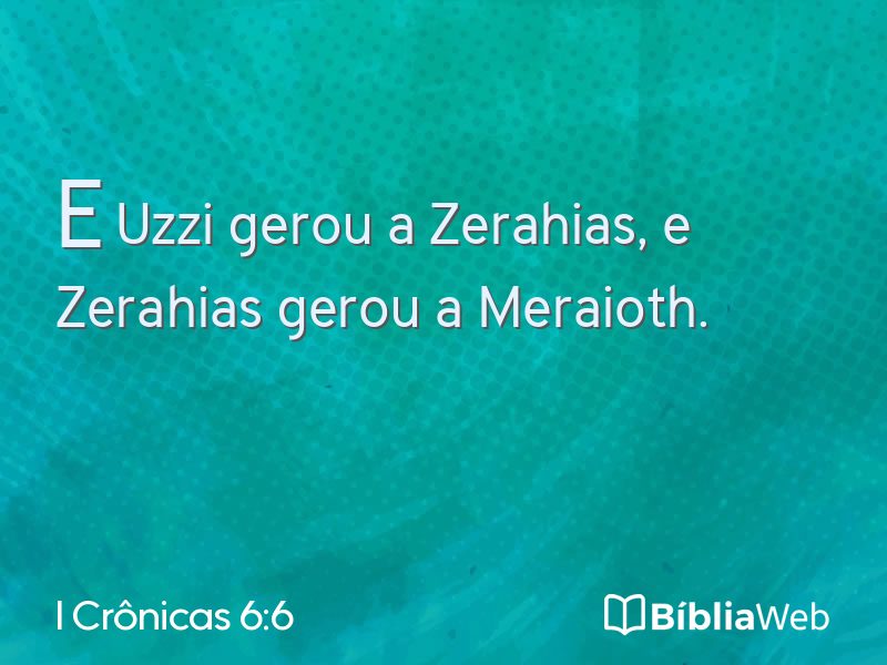I Crônicas 6:6 em imagem para compartilhar