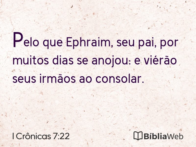 I Crônicas 7:22 em imagem para compartilhar