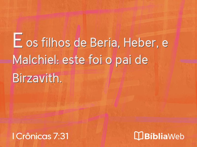 I Crônicas 7:31 em imagem para compartilhar