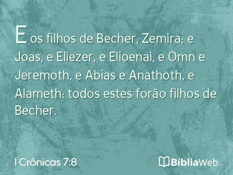 I Crônicas 7:8 em imagem para compartilhar