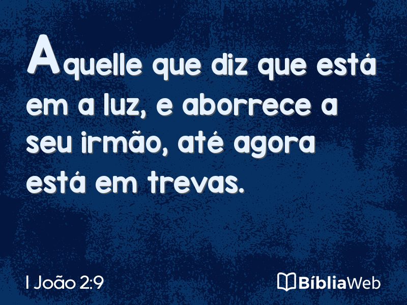 I João 2:9 em imagem para compartilhar