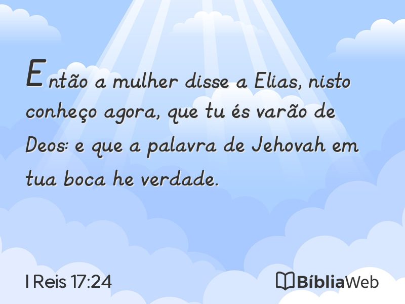 I Reis 17:24 em imagem para compartilhar