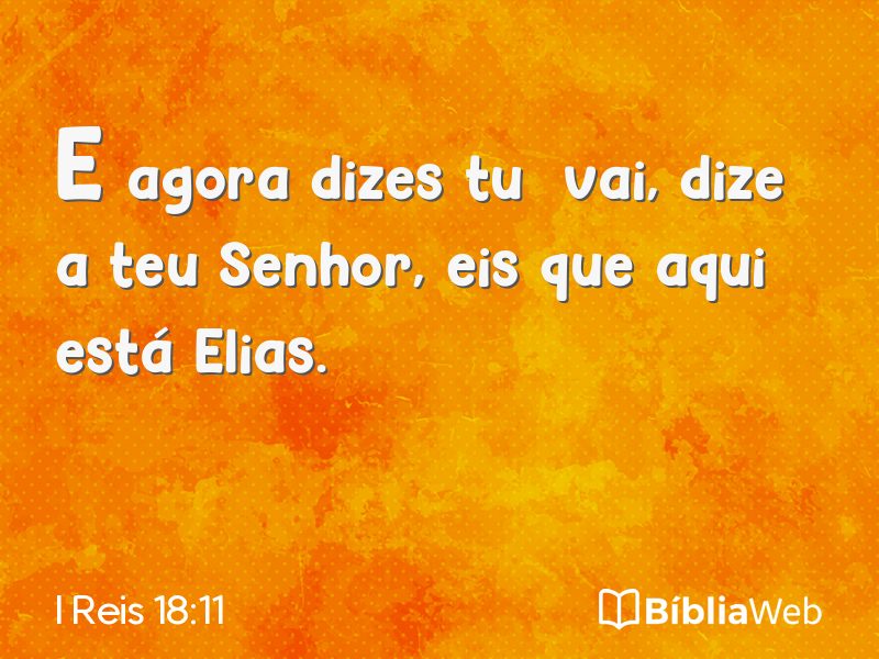 I Reis 18:11 em imagem para compartilhar