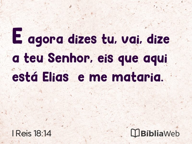 I Reis 18:14 em imagem para compartilhar