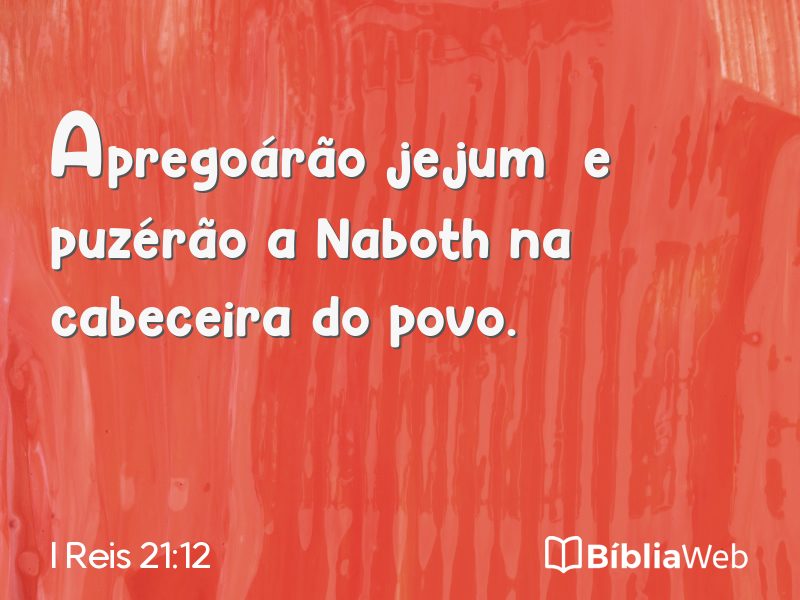 I Reis 21:12 em imagem para compartilhar