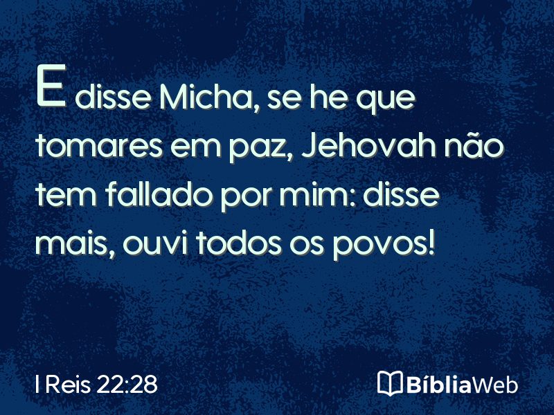 I Reis 22:28 em imagem para compartilhar