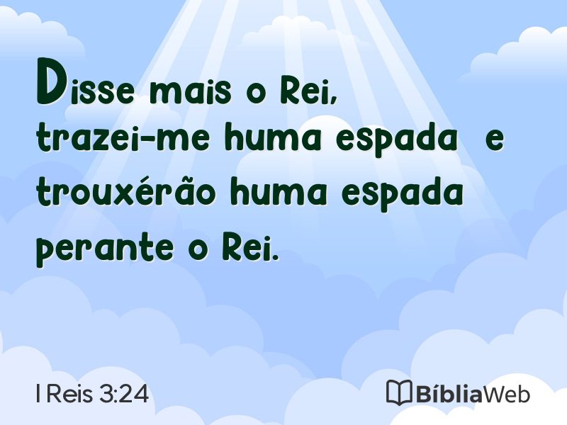 I Reis 3:24 em imagem para compartilhar