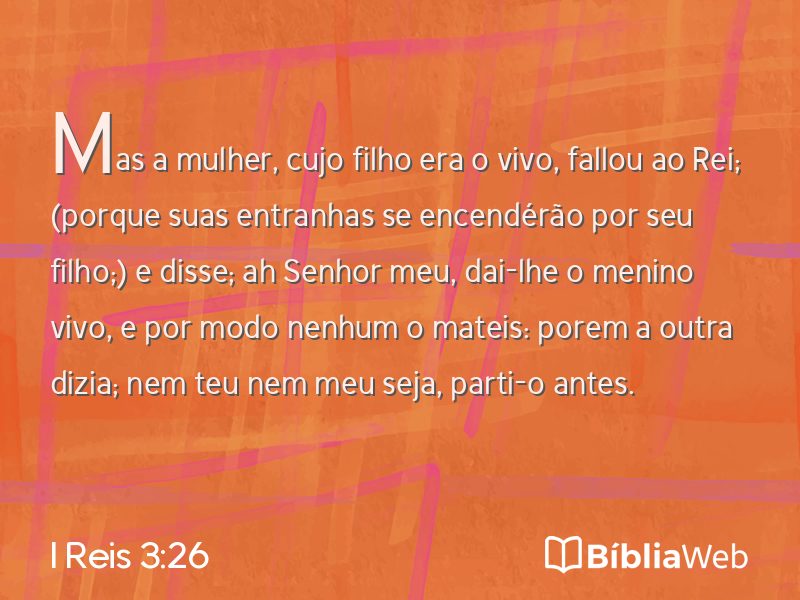 I Reis 3:26 em imagem para compartilhar