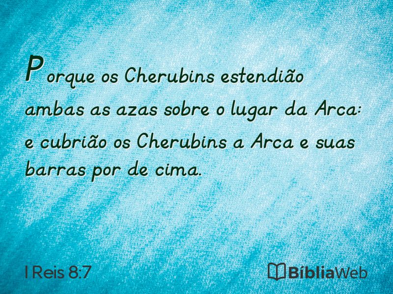 I Reis 8:7 em imagem para compartilhar