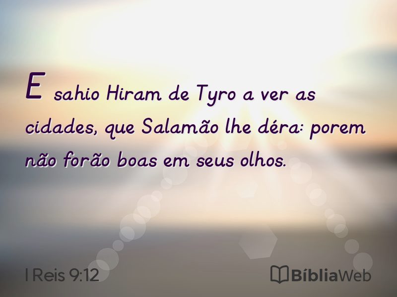 I Reis 9:12 em imagem para compartilhar