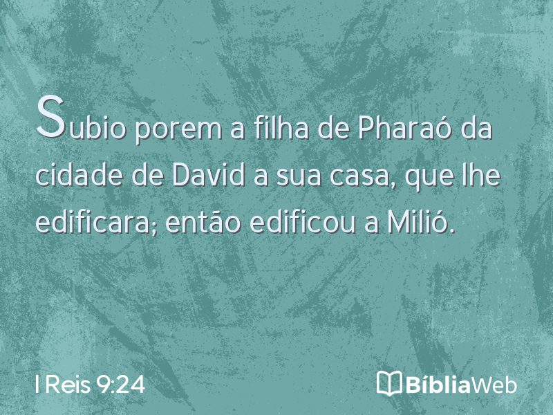 I Reis 9:24 em imagem para compartilhar