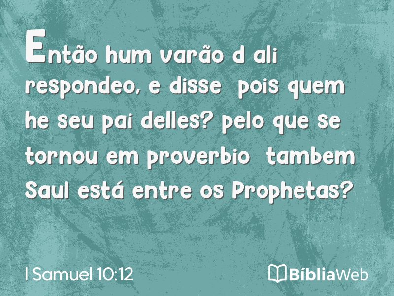 I Samuel 10:12 em imagem para compartilhar