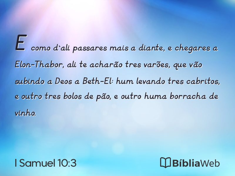 I Samuel 10:3 em imagem para compartilhar