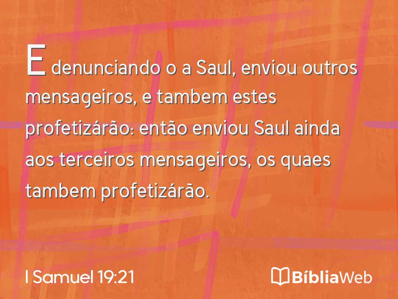 I Samuel 19:21 em imagem para compartilhar