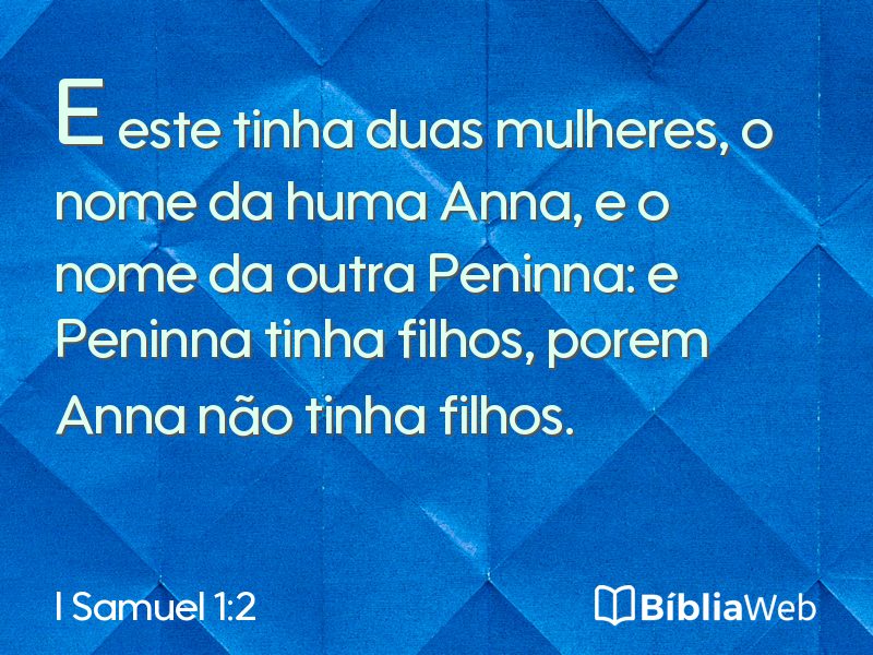 I Samuel 1:2 em imagem para compartilhar