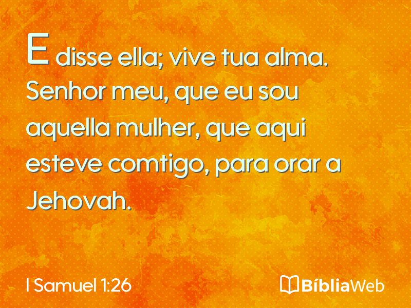 I Samuel 1:26 em imagem para compartilhar