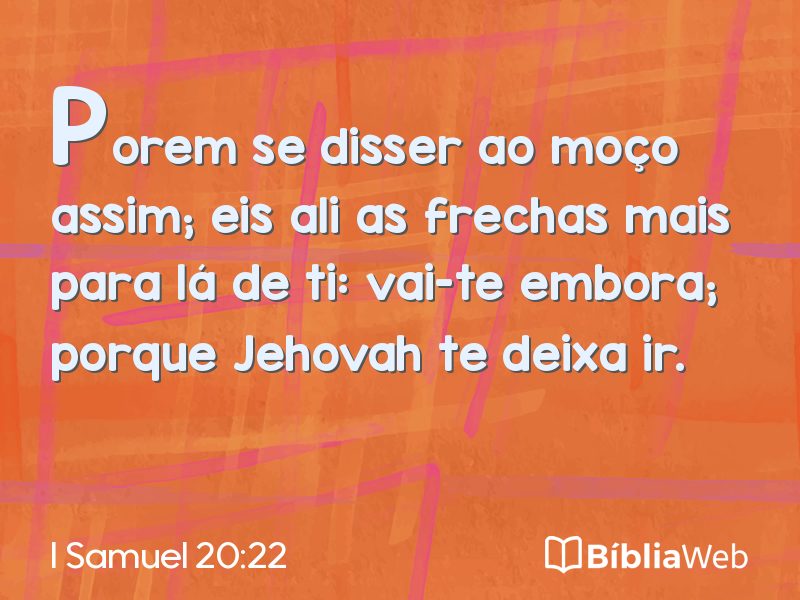 I Samuel 20:22 em imagem para compartilhar
