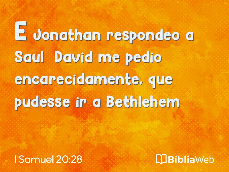 I Samuel 20:28 em imagem para compartilhar