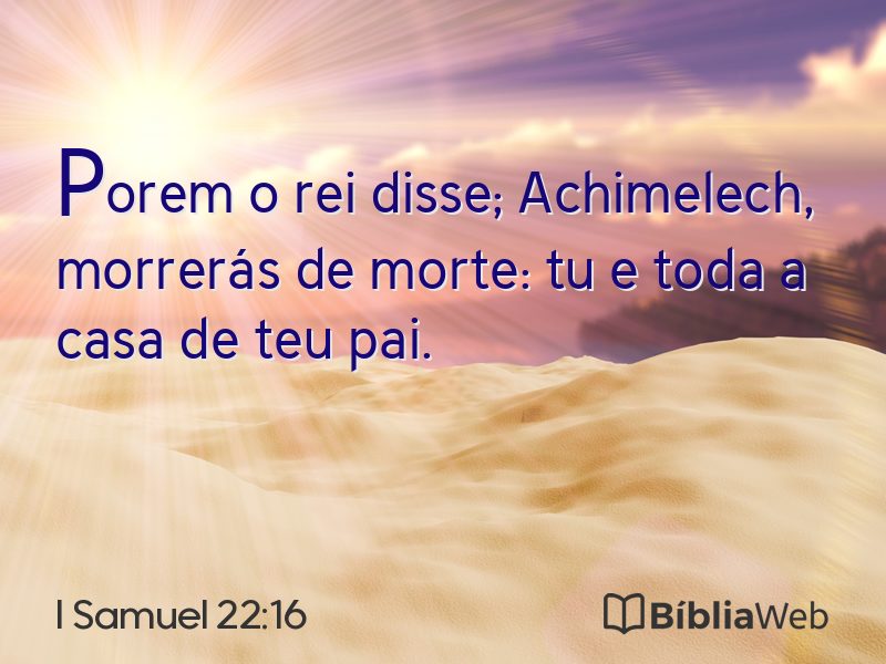 I Samuel 22:16 em imagem para compartilhar