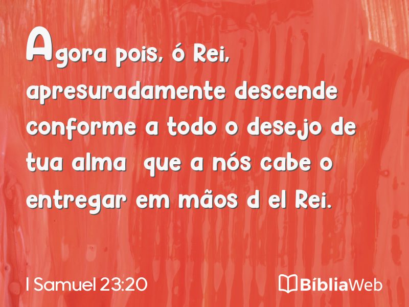 I Samuel 23:20 em imagem para compartilhar