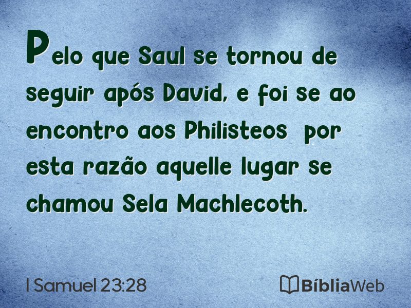 I Samuel 23:28 em imagem para compartilhar