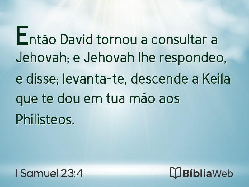 I Samuel 23:4 em imagem para compartilhar