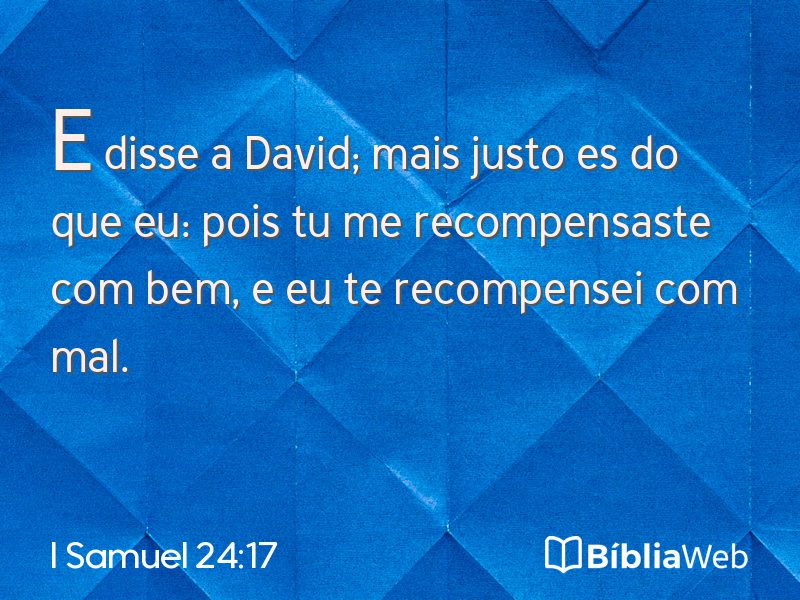 I Samuel 24:17 em imagem para compartilhar
