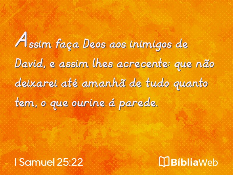 I Samuel 25:22 em imagem para compartilhar