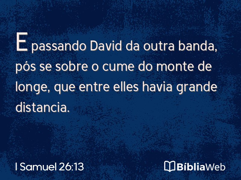 I Samuel 26:13 em imagem para compartilhar