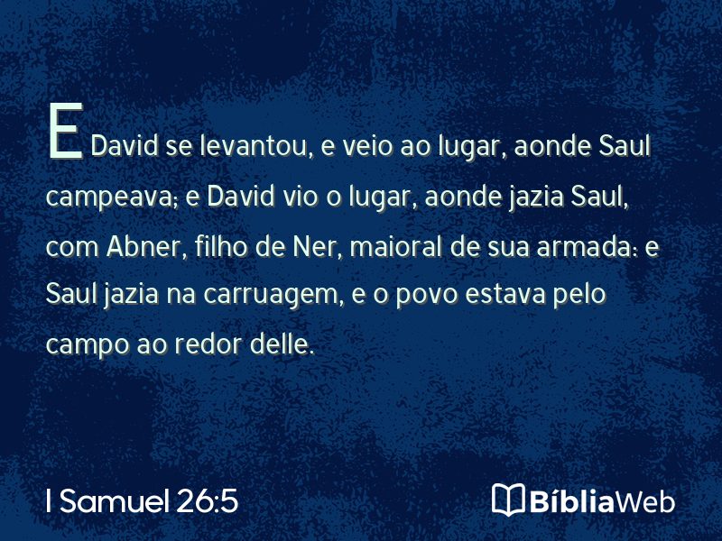 I Samuel 26:5 em imagem para compartilhar