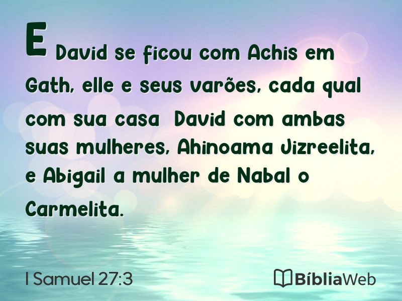 I Samuel 27:3 em imagem para compartilhar