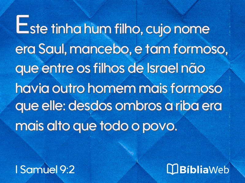 I Samuel 9:2 em imagem para compartilhar