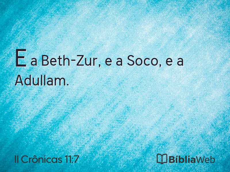 II Crônicas 11:7 em imagem para compartilhar
