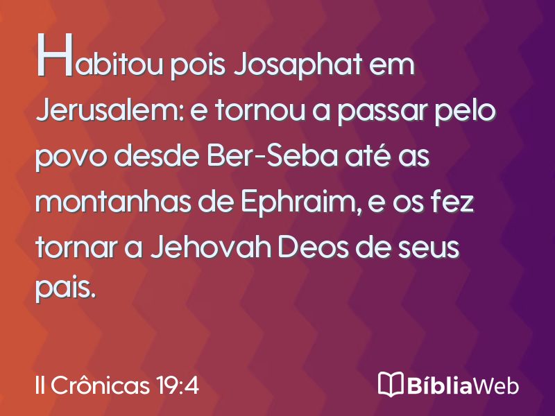 II Crônicas 19:4 em imagem para compartilhar