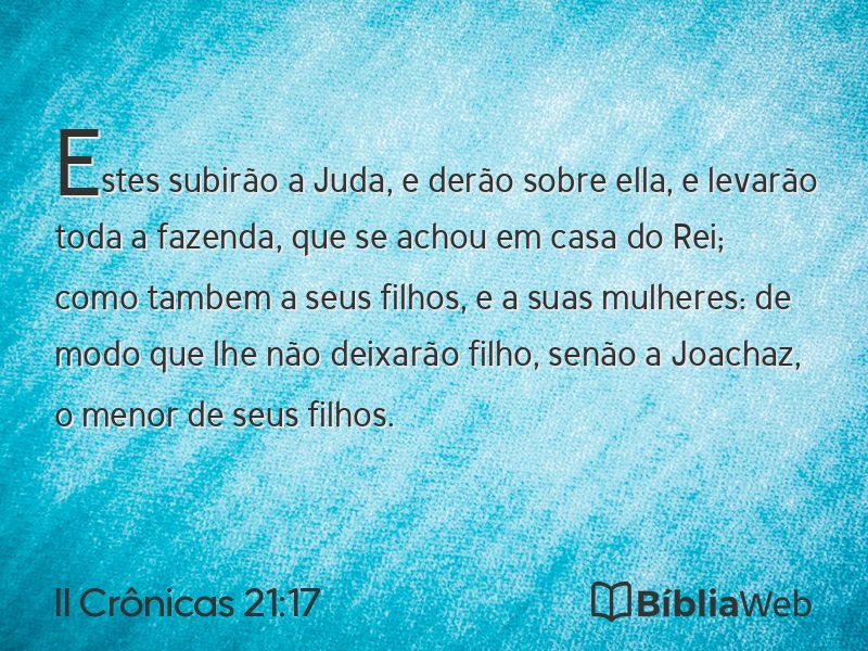 II Crônicas 21:17 em imagem para compartilhar