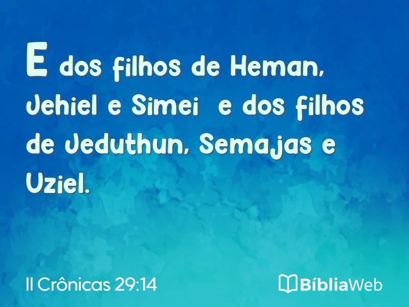 II Crônicas 29:14 em imagem para compartilhar