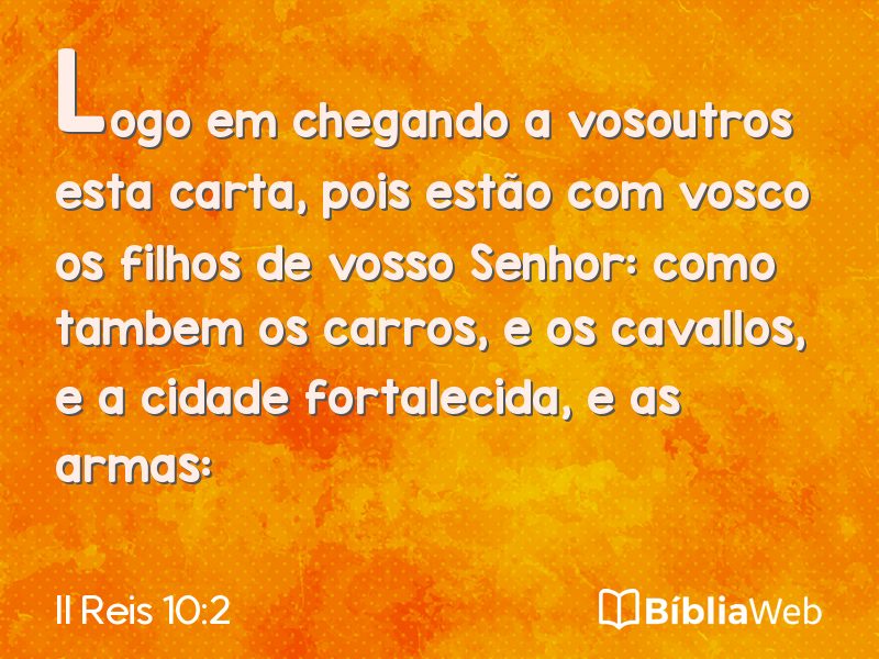 II Reis 10:2 em imagem para compartilhar