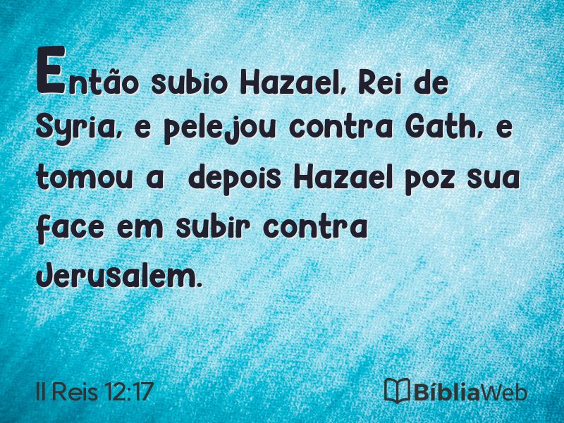 II Reis 12:17 em imagem para compartilhar