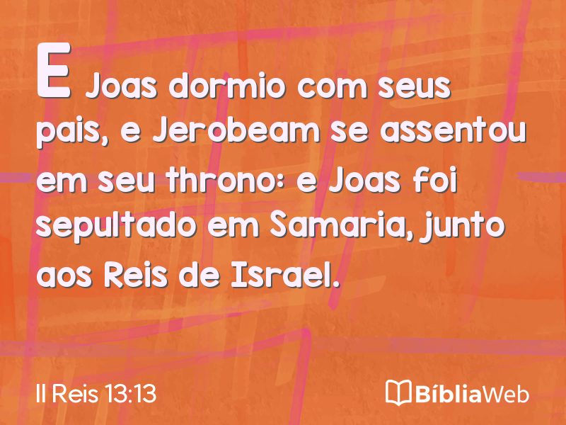 II Reis 13:13 em imagem para compartilhar