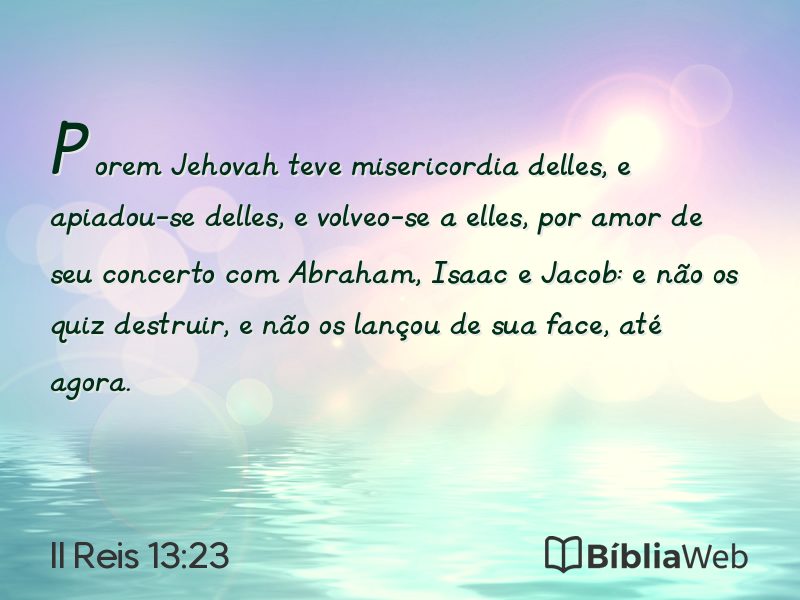 II Reis 13:23 em imagem para compartilhar