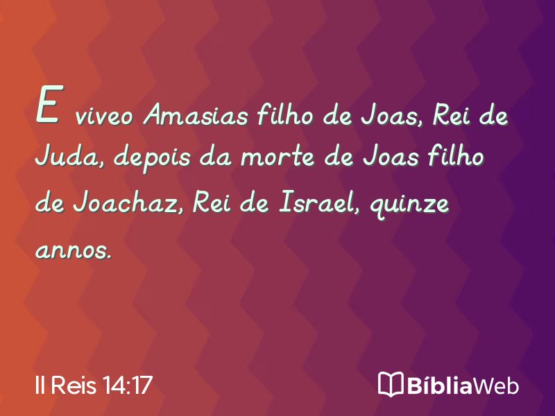 II Reis 14:17 em imagem para compartilhar