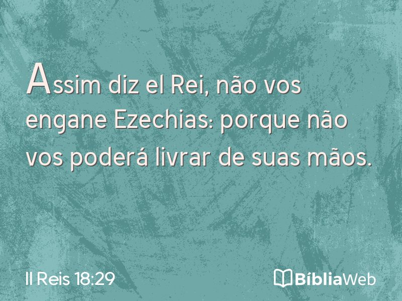 II Reis 18:29 em imagem para compartilhar