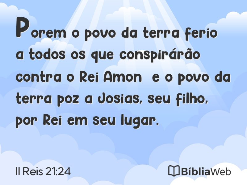 II Reis 21:24 em imagem para compartilhar