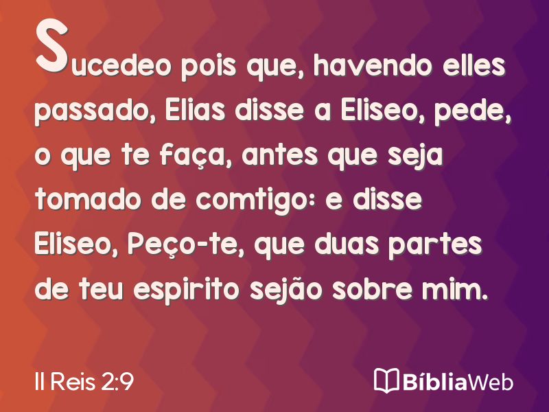 II Reis 2:9 em imagem para compartilhar