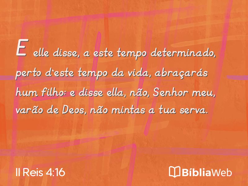II Reis 4:16 em imagem para compartilhar