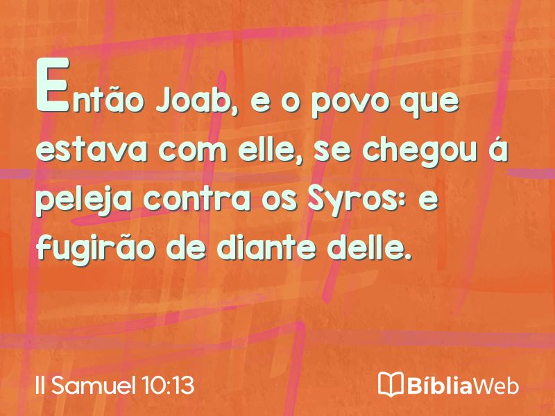 II Samuel 10:13 em imagem para compartilhar