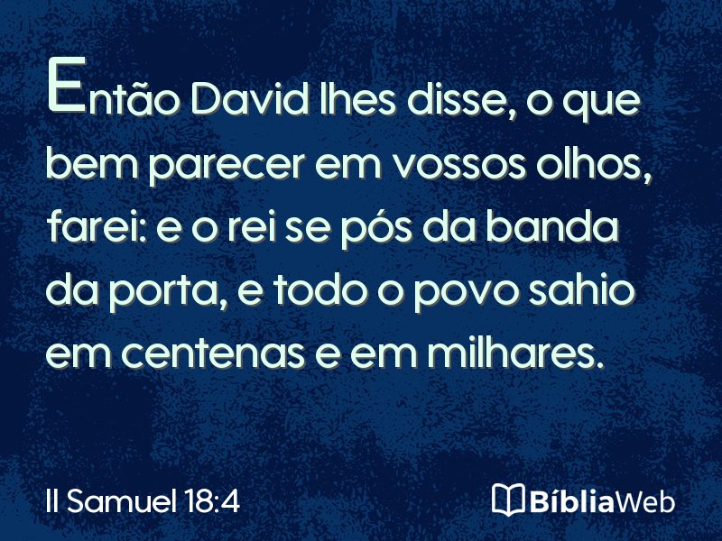 II Samuel 18:4 em imagem para compartilhar